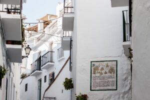 witte huizen in Spanje